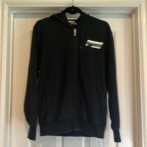 Puma Full Zippered Hoodie - Small Black